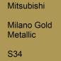 Preview: Mitsubishi, Milano Gold Metallic, S34.